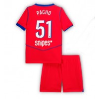 Paris Saint-Germain Willian Pacho #51 Tretí Detský futbalový dres 2025-26 Krátky Rukáv (+ trenírky)